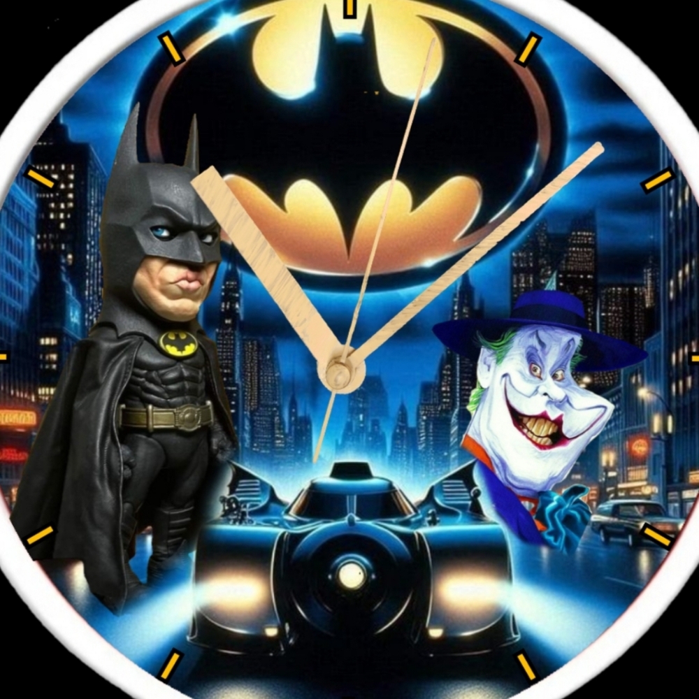 Batman and Joker Led Clock